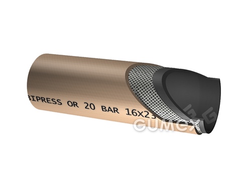 TUBIPRESS BEIGE OR, 10/15mm, 20bar, PVC/PVC, -5°C/+60°C, beige, 